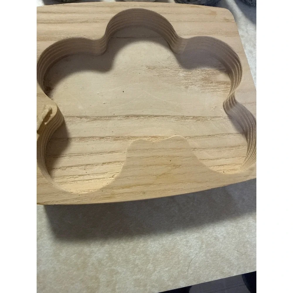 Sea Stones Granite Whiskey Chilling Stones Set with Wood Tray Handmade in USA